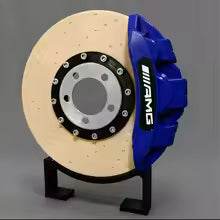 Car Brake Disc LED Light – Rotating Car Wheel Hub Ambient Lamp - AMG / Blue Caliper