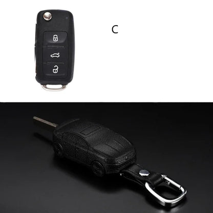Volkswagen Car-Shaped Key Fob Cover – Golf, Passat & Tiguan - C type