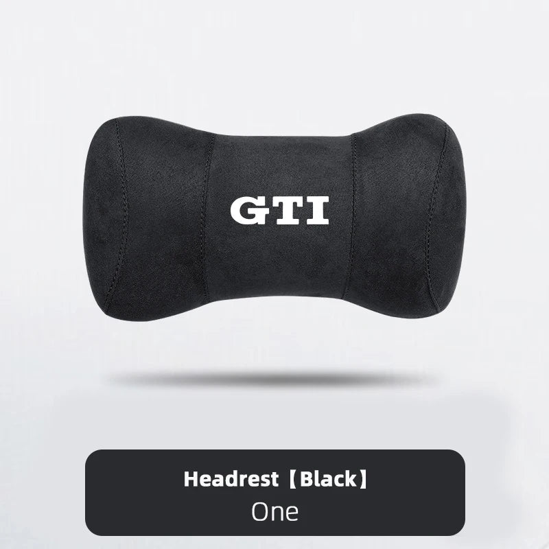 VW Suede Car Headrest Pillow