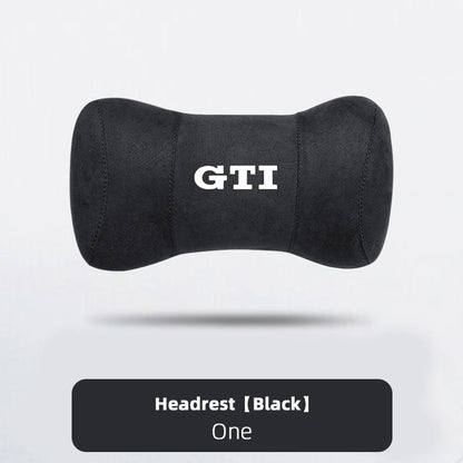 VW Suede Car Headrest Pillow