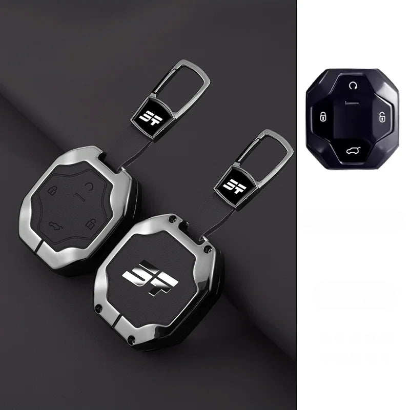 Chery Jetour Traveler 2023-2024 Zinc Alloy TPU Key Case Cover