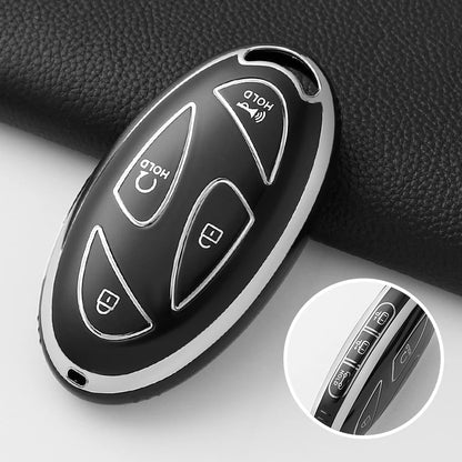 Soft TPU Key Case Cover Shell Hyundai Ionic 6 Grandeur GN7 Kona EV