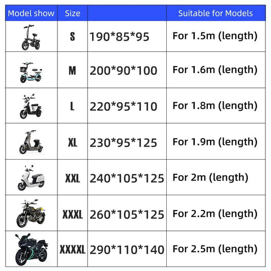 Waterproof Shin-chan Motorcycle Cover All Weather UV Protection