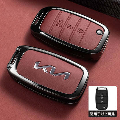 Kia Rio Optima Sportage Soul 3 Button Flip Remote Key Case Cover