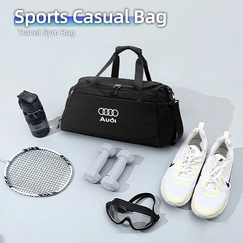 Audi Logo Car Travel Organiser Storage Bag with Tool Compartments
