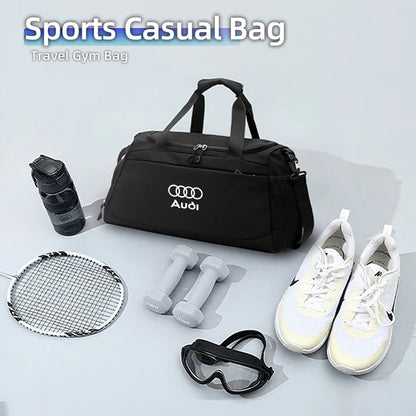 Audi Logo Car Travel Organiser Storage Bag with Tool Compartments