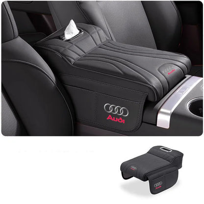 Audi Armrest Height Raise Pad with Storage Bag