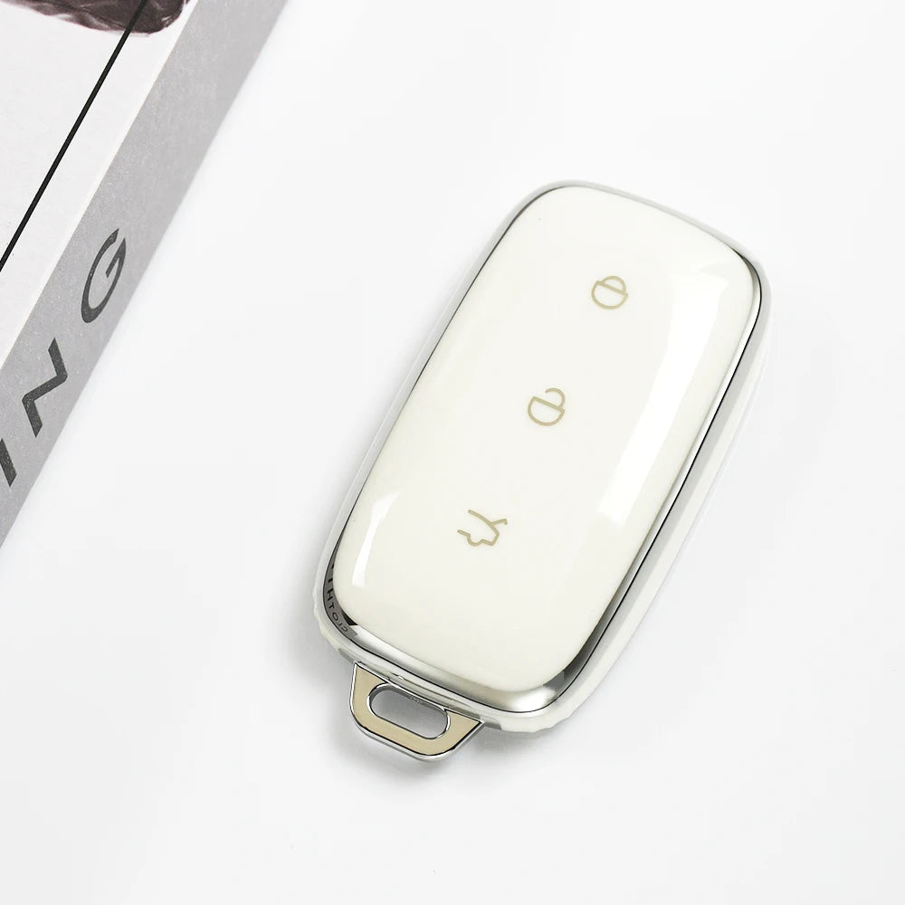 TPU Car Key Case Shell Fob Cover For Geely Galaxy EX5 E5 Proton