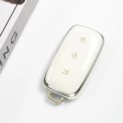 TPU Car Key Case Shell Fob Cover For Geely Galaxy EX5 E5 Proton