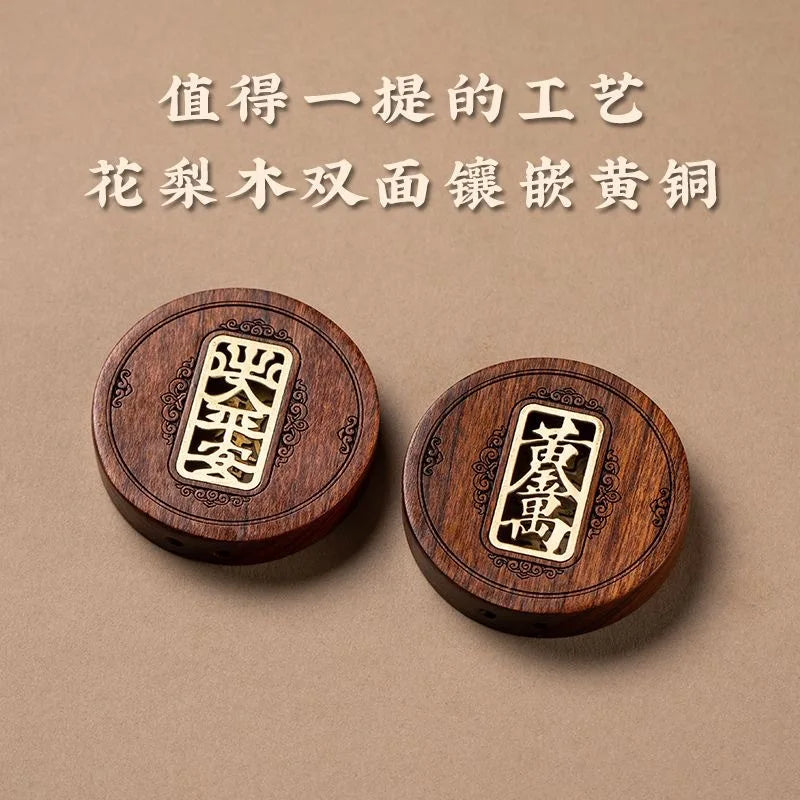Red Sandalwood Car Rearview Mirror Pendant