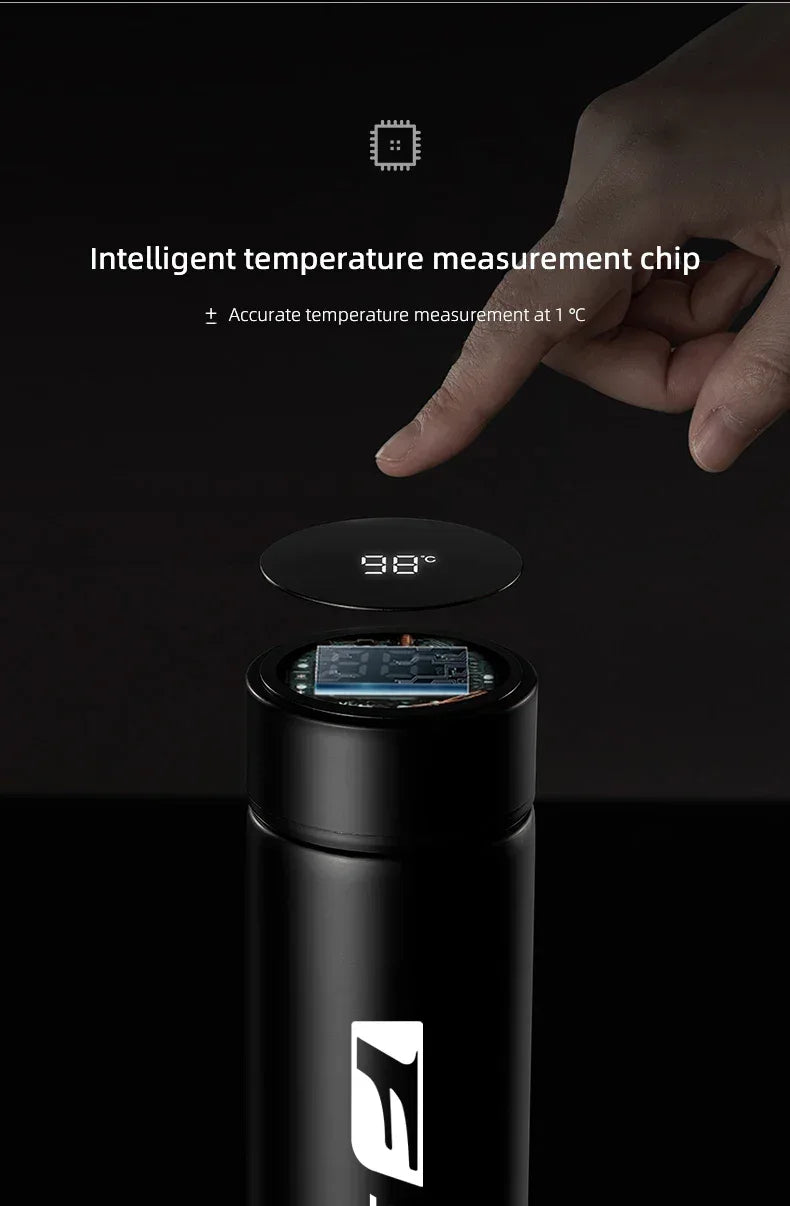 F Sports Smart Thermos 500ML - Black