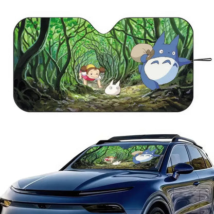 Studio Ghibli Totoro Car Windshield Sunshade - UV Protection Visor - K
