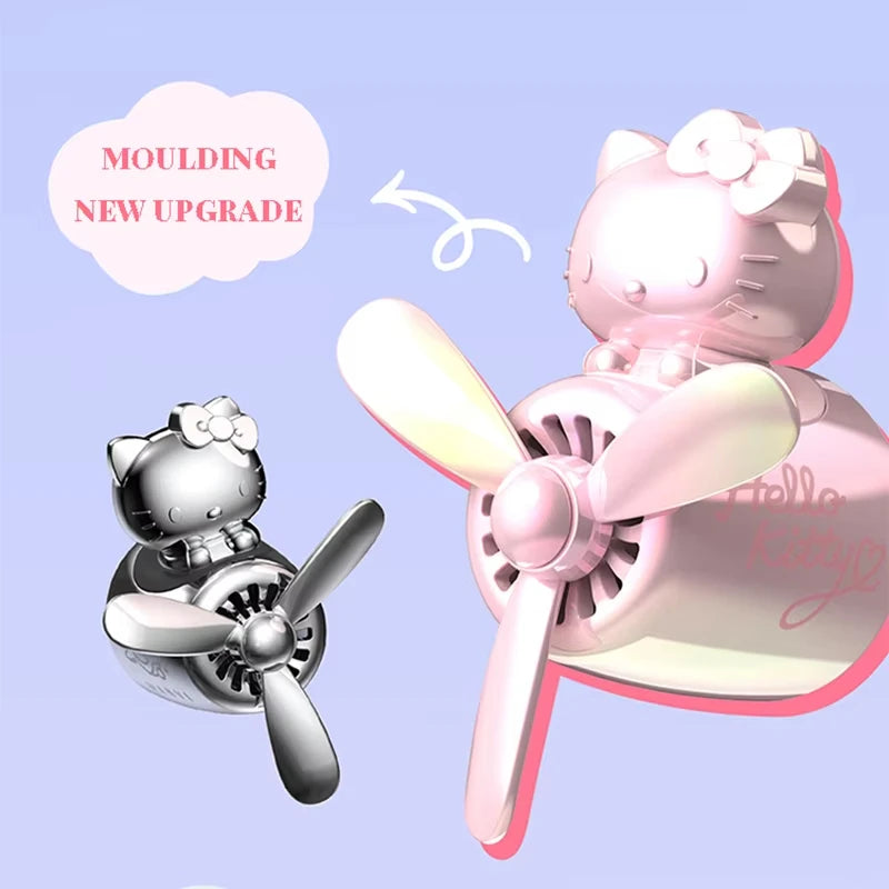 Hello Kitty Rotating Propeller Car Air Freshener Vent Diffuser