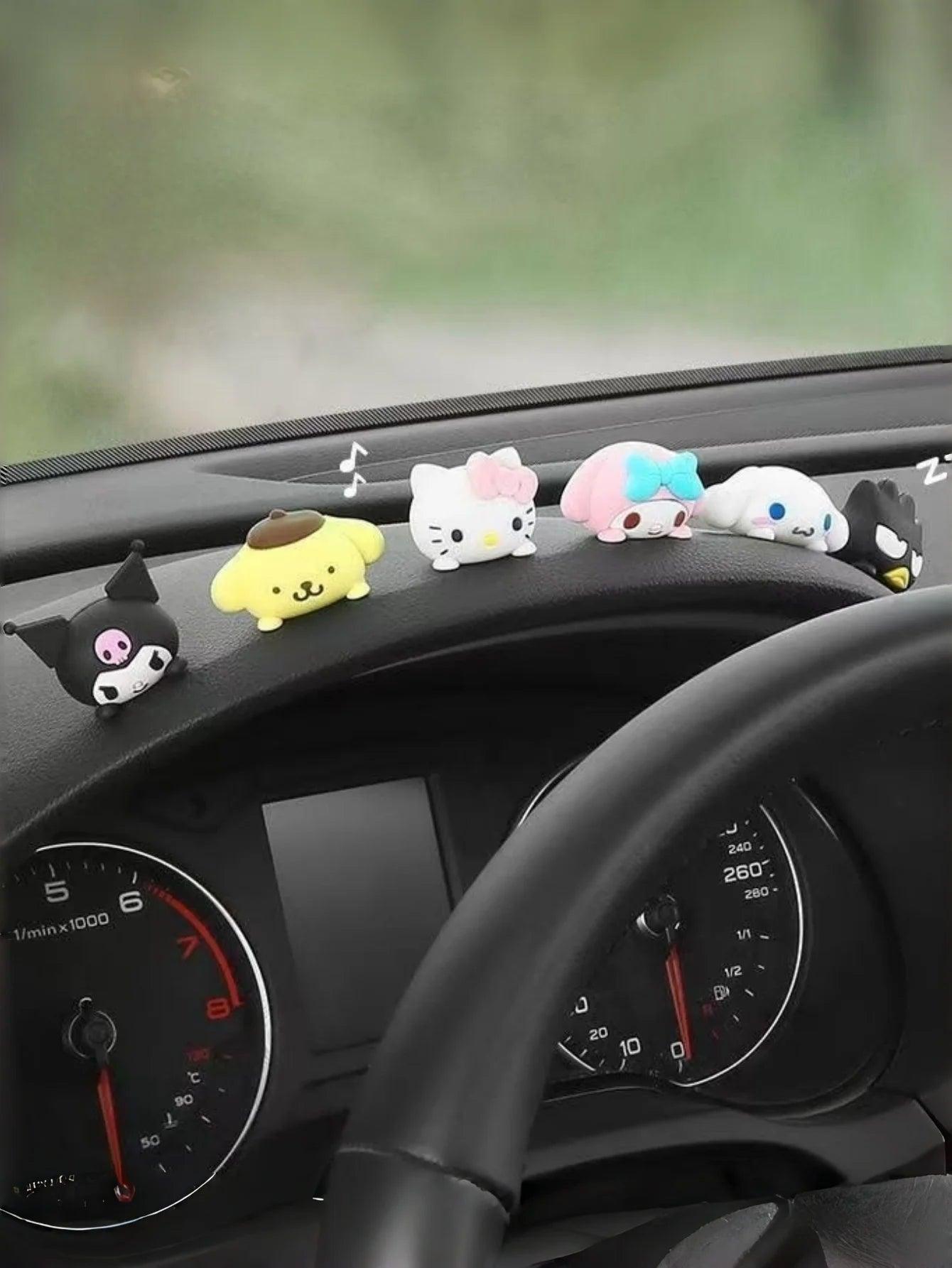 Sanrio Character Car Dashboard Decoration - Hello Kitty My Melody Kuromi