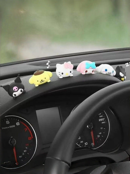 Sanrio Character Car Dashboard Decoration - Hello Kitty My Melody Kuromi