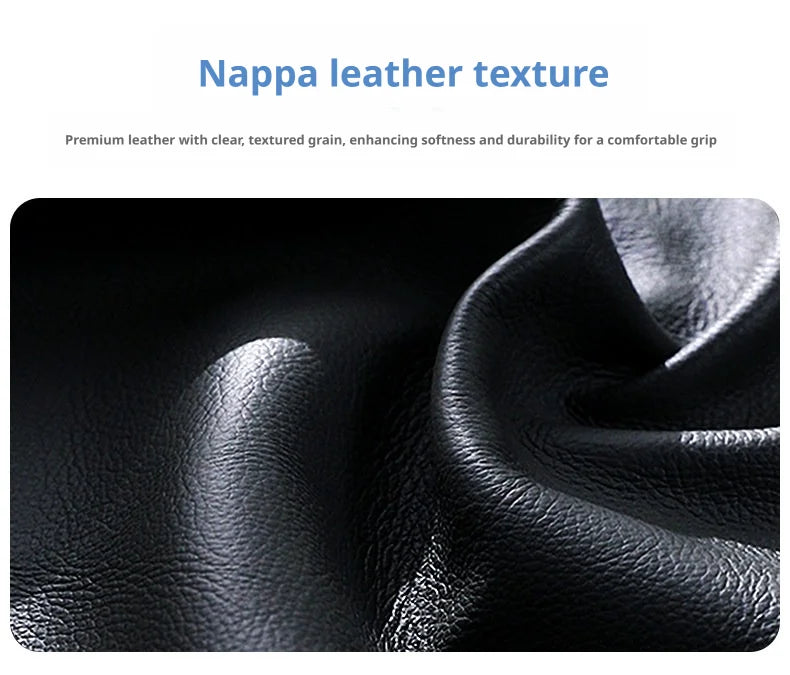 Geely EX2 Nappa Leather Steering Wheel Cover – 34 cm