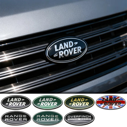 8.6cm ABS Car Front Grille Oval Badge Emblem Land Rover Range Rover