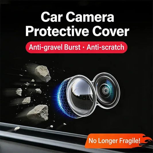 Universal Car Camera Lens Protector 360° Clear Cover Kit Front Bumper