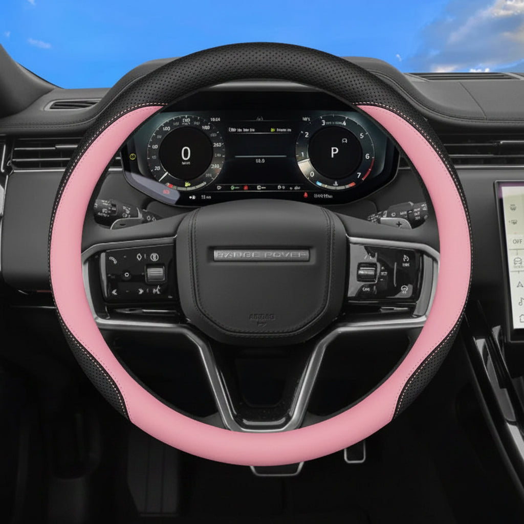 Land Rover Leather Breathable Steering Wheel Cover