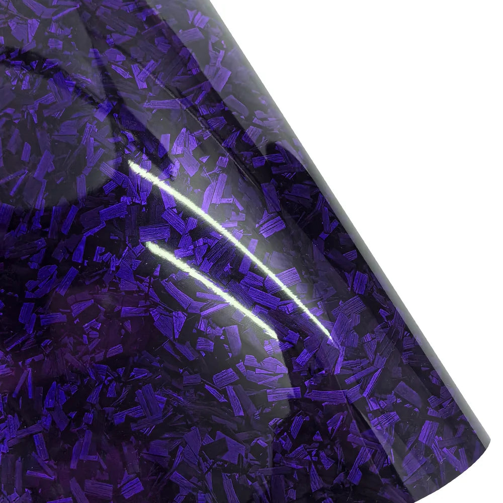 Forged Carbon Fiber Hood Vinyl Wrap Sticker