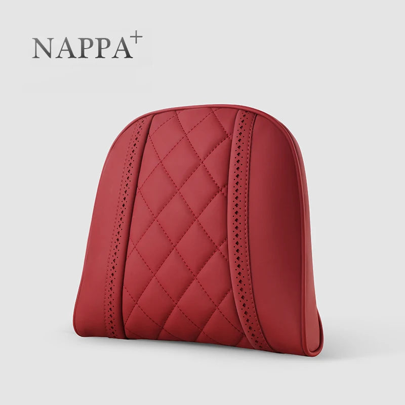 NAPPA Leather Car Neck Pillow For Mercedes-Maybach S-Class Headrest Car Travel Rear Seat Support Cushion Interior Accessories