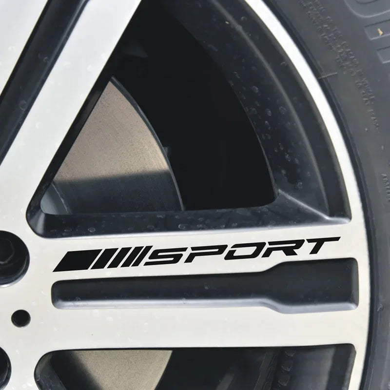 Ppf Sticker Sport Rims Sporty 4Pcs DIY wheel stickers for cars, SUVs & trucks. – Carmoods.com