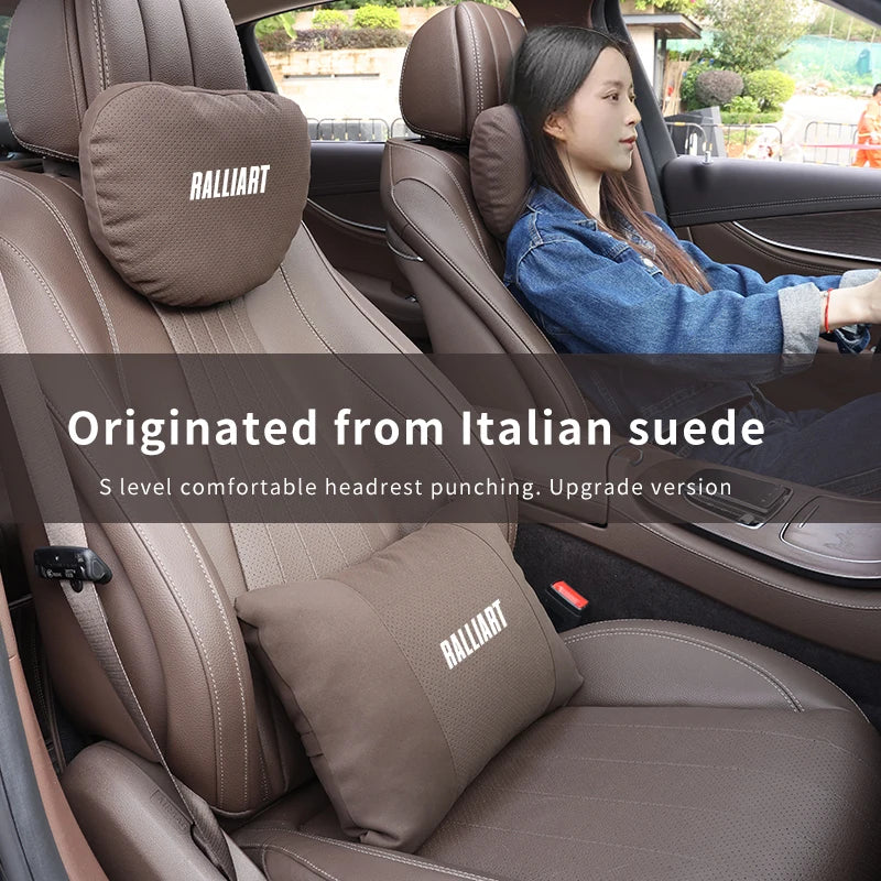Mitsubishi Ralliart & Pajero Headrest & Lumbar Support Cushion