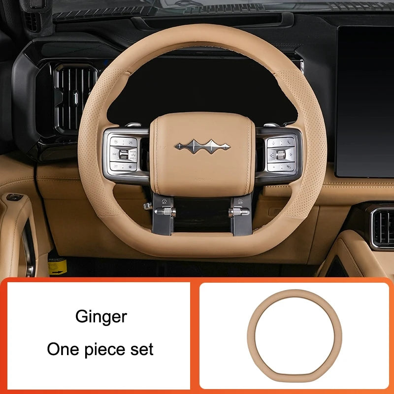 BYD Leopard 8 Steering Wheel Cover - ginger