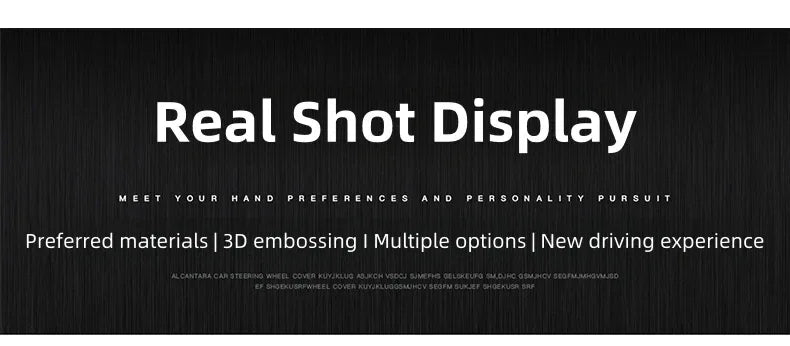 Chevrolet Cruze Silverado Tahoe 3D Embossed Steering Wheel Cover - Round Brown B