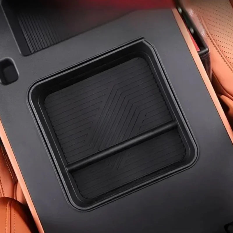 BYD Ti7 Centre Console Armrest Storage Organiser - Black 1pcs