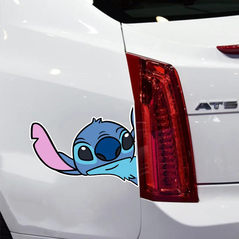 Disney Stitch Car Sticker Scratch-Resistant Bumper Decal