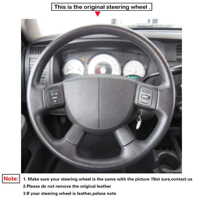 Dodge and RAM Hand-Stitched Steering Wheel Cover