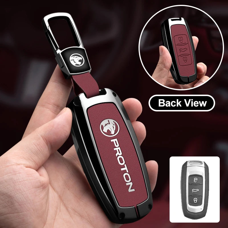 Proton Zinc Alloy Key Case - Style B red 02