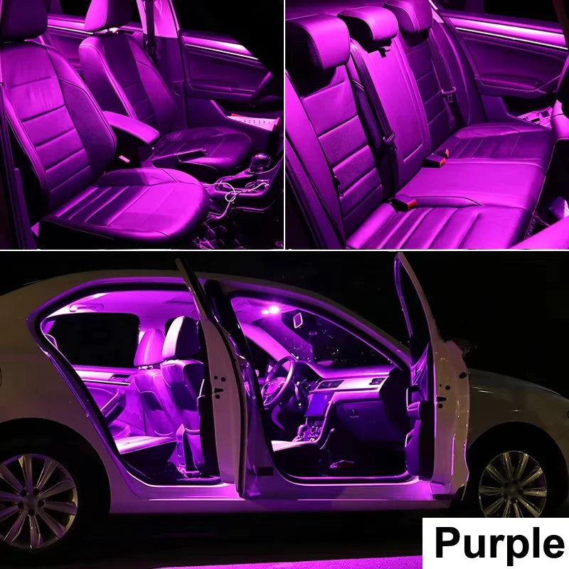 Toyota Hilux LED Interior Light Kit - purple