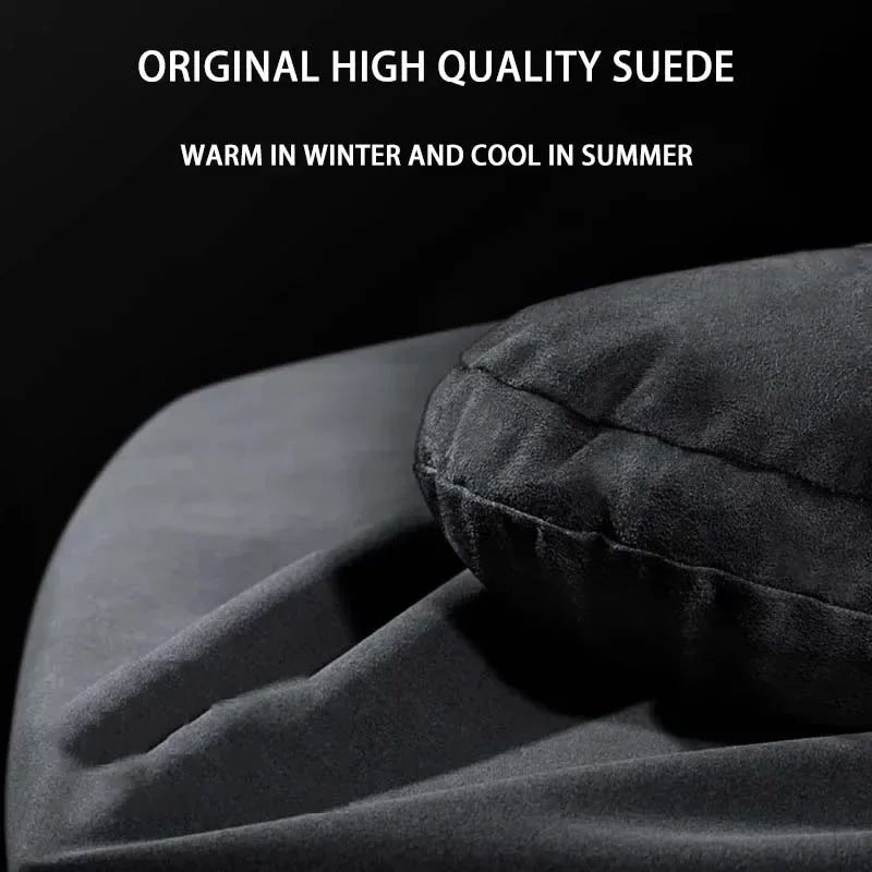 BYD Car Headrest & Waist Pillow - Headrest White