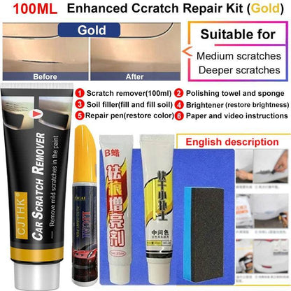 Car Scratch Remover & Paint Repair Compound – Swirl Remover & Polishing Wax for Auto Body Care - 1 PC