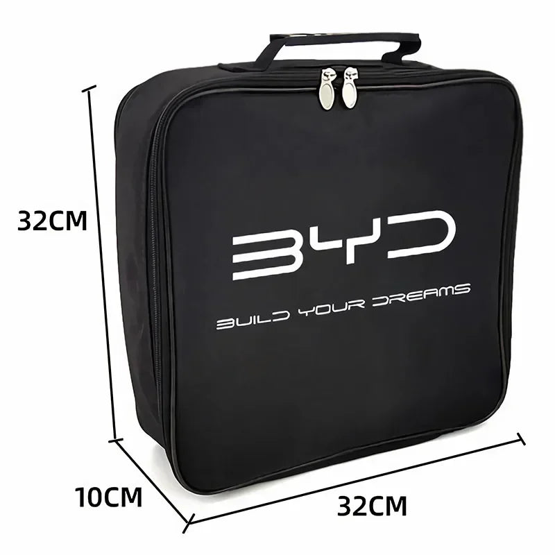 BYD Electric Vehicle Charging Cable Storage Bag Waterproof Organizer