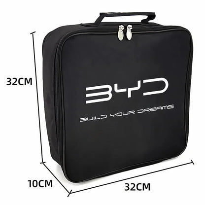 BYD Electric Vehicle Charging Cable Storage Bag Waterproof Organizer