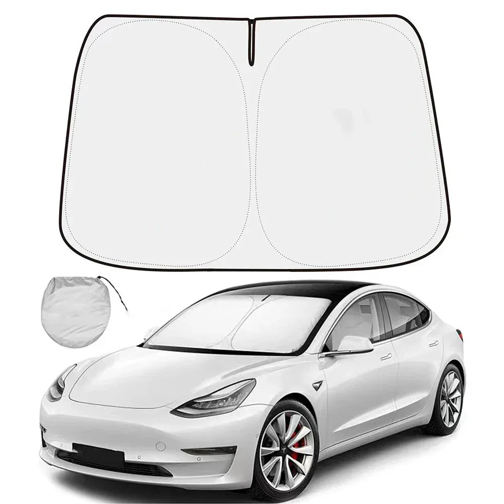 Tesla Model 3 & Model Y Front Windshield Sunshade - A