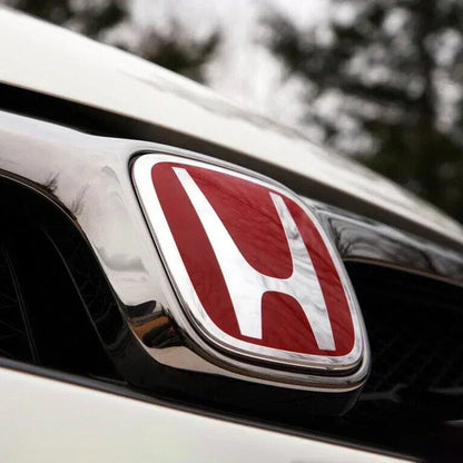 Honda Logo Badge Modification Sticker for Civic, Accord & CR-V - Black Steering wheel / 8th Accord 2008-2012