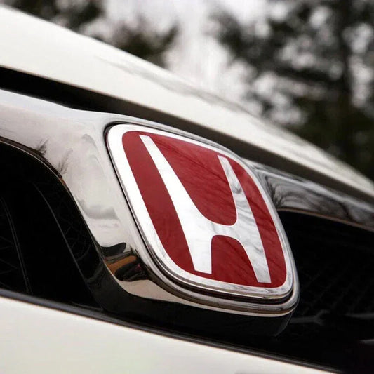 Honda Logo Badge Modification Sticker for Civic, Accord & CR-V - Black Steering wheel / 8th Accord 2008-2012