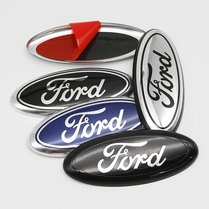 Ford 14.5cm Metal Front Grille & Trunk Logo Badge Emblem - A