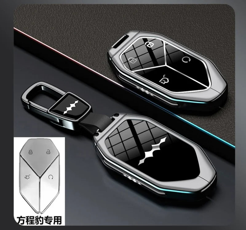 BYD Zinc Alloy Key Fob Cover – Leopard 5, Leopard 8 & Ti3/Ti7