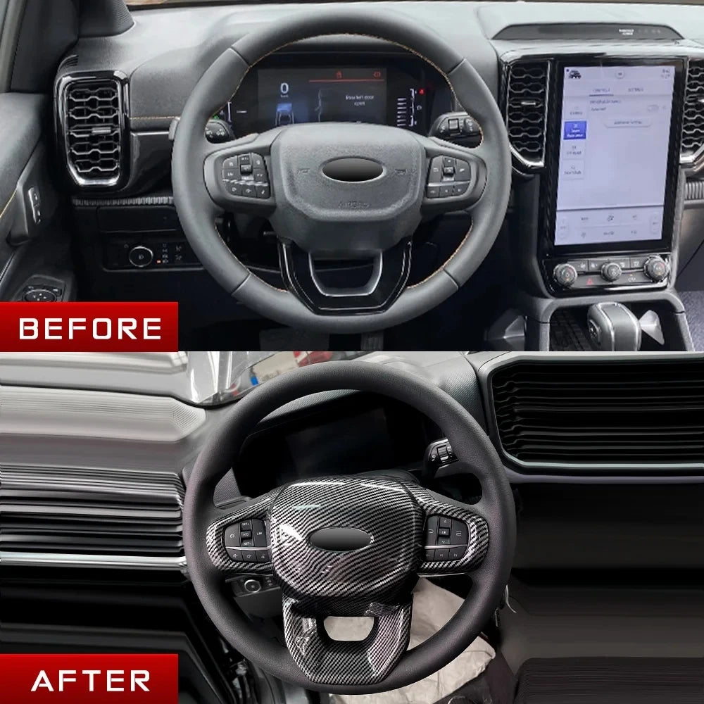 Ford Ranger Carbon Fibre Interior Trim