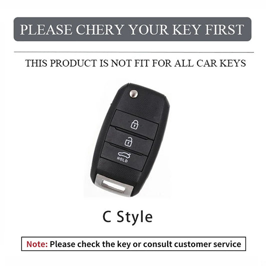 Kia Rio Optima Sportage Soul 3 Button Flip Remote Key Case Cover