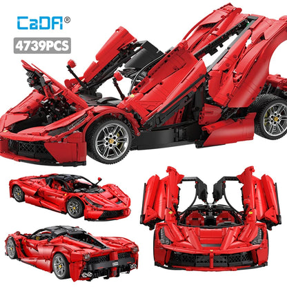 Cada Hypercar Building Blocks – 4739PCS Technical Racing Car - 