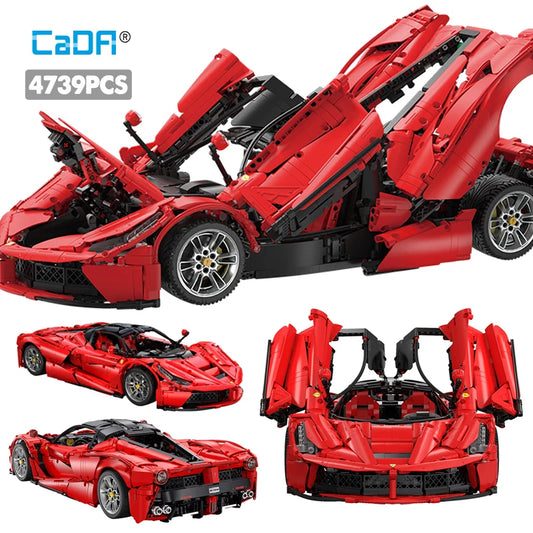 Cada Hypercar Building Blocks – 4739PCS Technical Racing Car - 