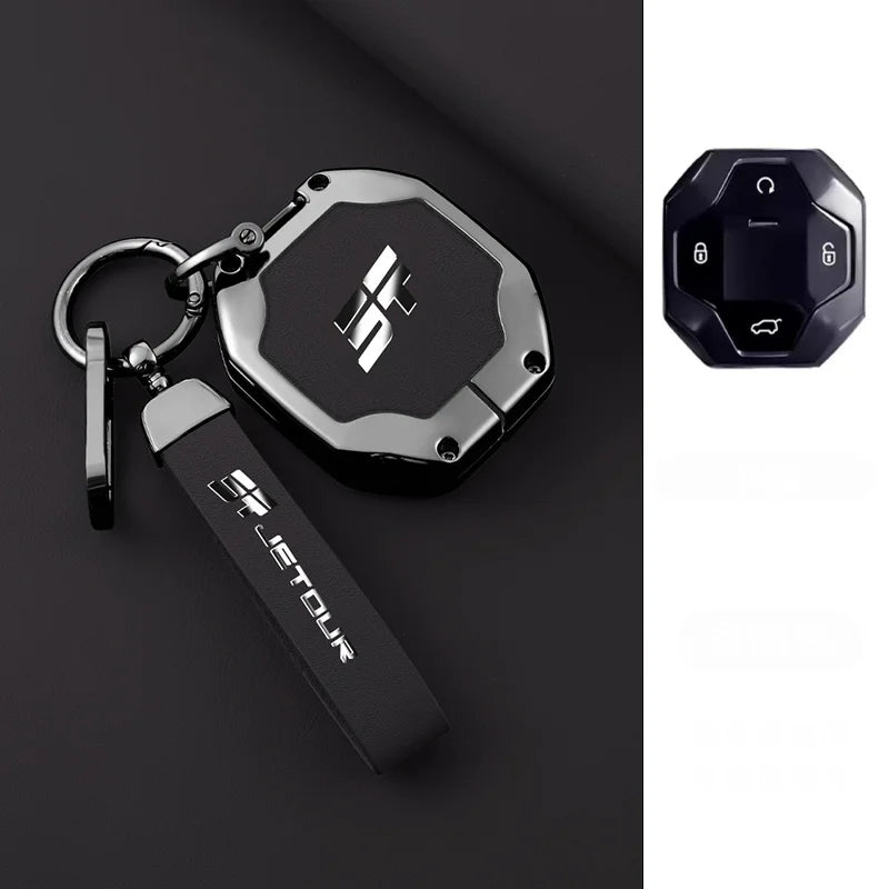 Chery Jetour Traveler 2023-2024 Zinc Alloy TPU Key Case Cover