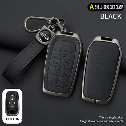 Zinc Alloy Car Key Cover Case for Toyota Alphard Previa Voxy