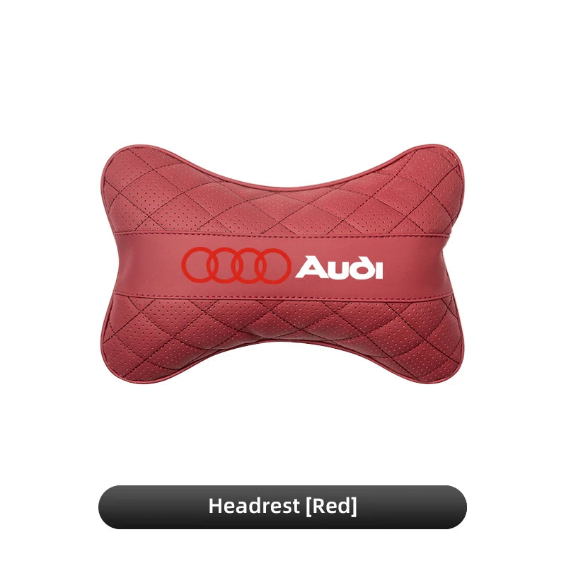 Audi Headrest Pillow - Headrest-Black